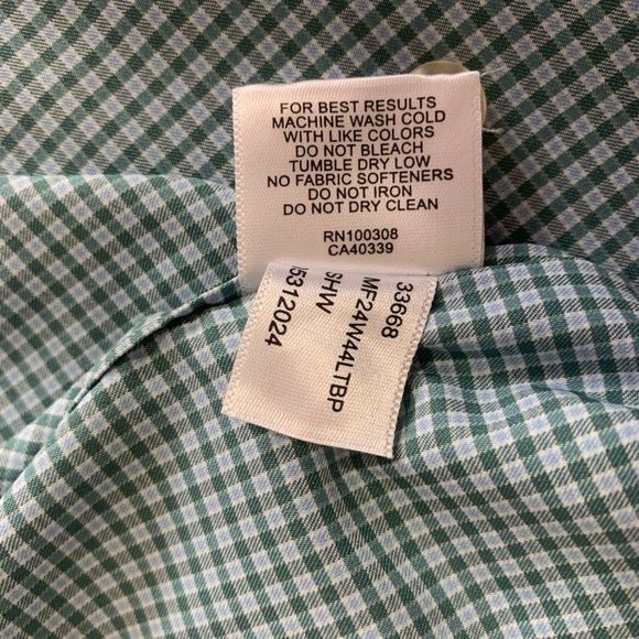 Peter Millar Shirt Men's XL Summer Comfort Stretch Button Down Plaid Stretch - Picture 7 of 9